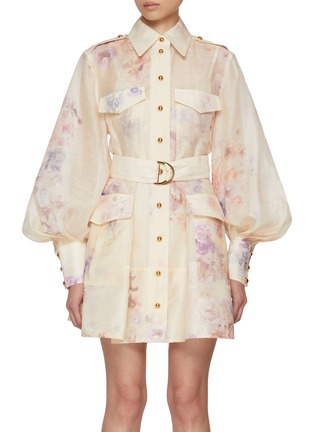 Main View - Click To Enlarge - ZIMMERMANN - Hypnotic Utility Mini Dress