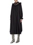 Detail View - Click To Enlarge - ZIMMERMANN - Lace Billow Silk Dress