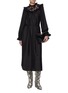 Figure View - Click To Enlarge - ZIMMERMANN - Lace Billow Silk Dress