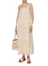 Figure View - Click To Enlarge - ZIMMERMANN - Hypnotic Tiered Lace Slip Dress