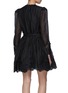 Back View - Click To Enlarge - ZIMMERMANN - Hypnotic Lace Trim Mini Dress