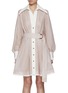 Main View - Click To Enlarge - ZIMMERMANN - Hypnotic Tuck Cotton Silk Mini Shirt Dress
