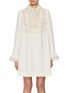 Main View - Click To Enlarge - ZIMMERMANN - Lace Trim Shift Dress