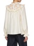 Back View - Click To Enlarge - ZIMMERMANN - Lace Billow Silk Blouse