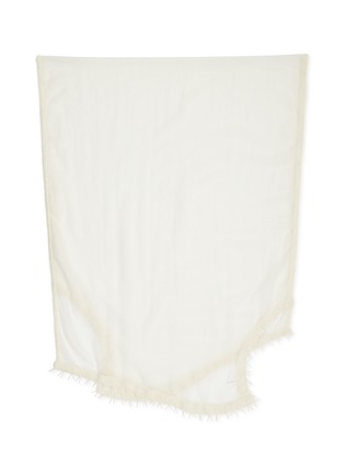 Main View - Click To Enlarge - LANE'S - Embroidered Fine Wool Shawl