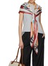 Figure View - Click To Enlarge - LANE'S - Heart Print Shawl