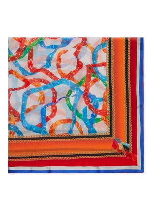 Main View - Click To Enlarge - LANE'S - Belt Print Shawl