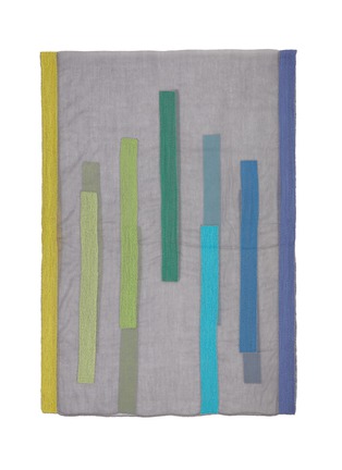 Main View - Click To Enlarge - LANE'S - Stirpe Embroidered Wool Shawl