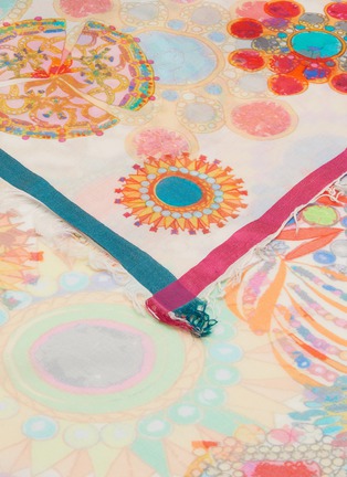 Detail View - Click To Enlarge - LANE'S - Jewel Print Shawl
