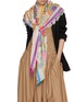 Figure View - Click To Enlarge - LANE'S - Jewel Print Shawl