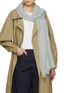 Figure View - Click To Enlarge - LANE'S - Beaded Wool Shawl