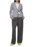 Figure View - Click To Enlarge - CHINTI & PARKER - X Peanuts Snoopy Peek Wool Cashmere Cable Knit Cardigan