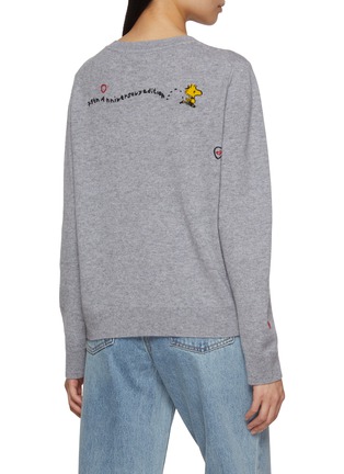 Back View - Click To Enlarge - CHINTI & PARKER - X Peanuts Snoopy Orginal Wool Cashmere Knit Sweater