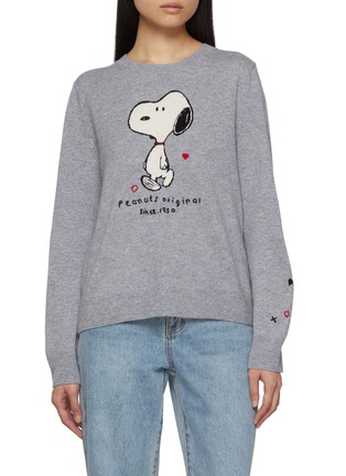 Main View - Click To Enlarge - CHINTI & PARKER - X Peanuts Snoopy Orginal Wool Cashmere Knit Sweater