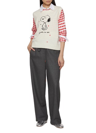 Figure View - Click To Enlarge - CHINTI & PARKER - X Peanuts Snoopy 75th Anniversary Wool Cashmere Knit Vest