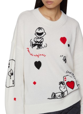  - CHINTI & PARKER - X Peanuts Charlie's Poker Pals Wool Cashmere Knit Sweater
