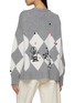 Back View - Click To Enlarge - CHINTI & PARKER - X Peanuts Poker Wool Cashmere Knit Sweater