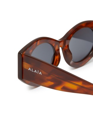Detail View - Click To Enlarge - 10512 - Recycled Acetate Oval Sunglasses