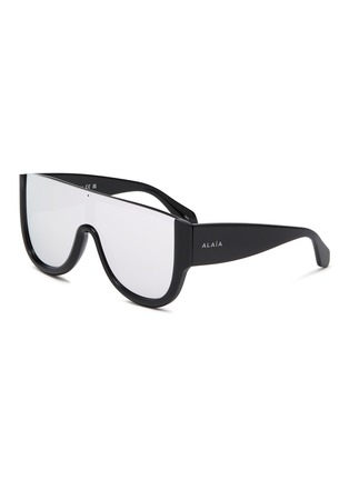 Main View - Click To Enlarge - 10512 - Recycled Acetate Panorama Mask Sunglasses