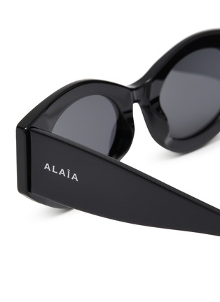 Detail View - Click To Enlarge - 10512 - Recycled Acetate Oval Sunglasses