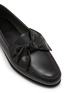 Detail View - Click To Enlarge - HEREU - Corbati Bow Leather Loafers