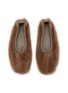 Detail View - Click To Enlarge - HEREU - Puntera Shearling Ballerinas