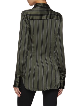 Back View - Click To Enlarge - BETTTER - Rowan Striped Shirt