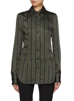 Main View - Click To Enlarge - BETTTER - Rowan Striped Shirt