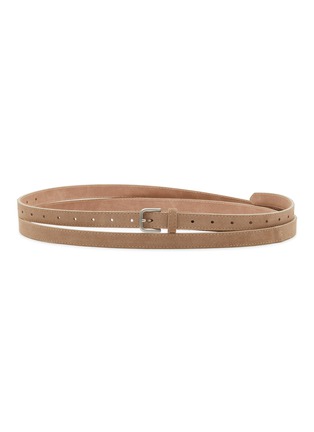 Main View - Click To Enlarge - BETTTER - Wrapping Suede Leather Belt