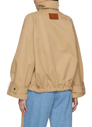 Back View - Click To Enlarge - BETTTER - Half Zip Cotton Anorak