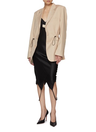 Figure View - Click To Enlarge - BETTTER - Arden Wool Blend Blazer
