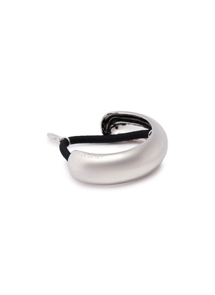 Main View - Click To Enlarge - LELET NY - Glossy Rhodium Plated Arch Pony Cuff