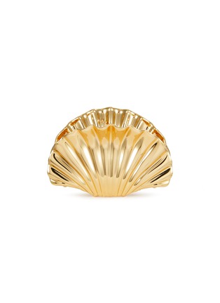 Main View - Click To Enlarge - LELET NY - 14K Gold Glossy Shell Metal Claw Clip