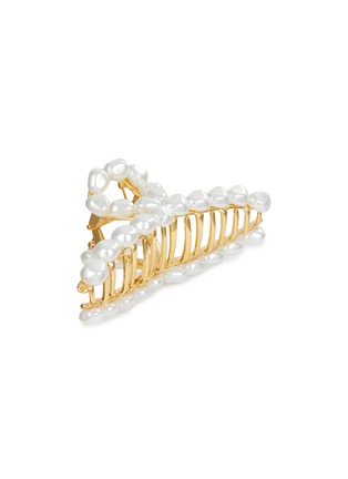 Detail View - Click To Enlarge - LELET NY - Aria Faux Pearl Claw Clip