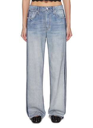 Main View - Click To Enlarge - RAG 
BONE - Miramar Side Stripe Cotton Track Pants