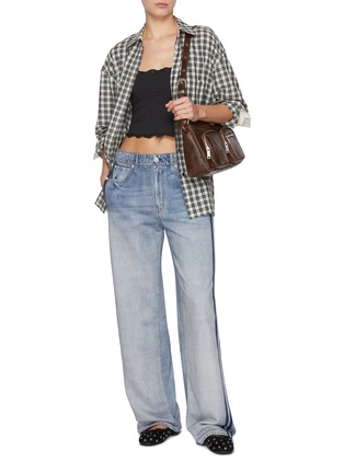Figure View - Click To Enlarge - RAG 
BONE - Miramar Side Stripe Cotton Track Pants