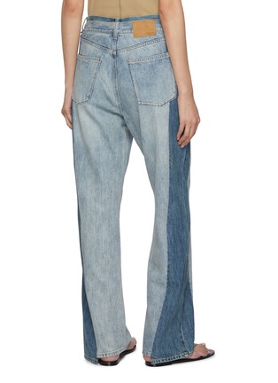Back View - Click To Enlarge - RAG & BONE - Shea Light Wash Straight Leg Jeans