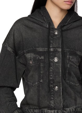  - RAG & BONE - Miramar Hooded Cotton Terry Trucker Jacket