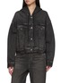 RAG & BONE Miramar Hooded Cotton Terry Trucker Jacket