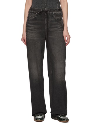 Main View - Click To Enlarge - RAG & BONE - Miramar Drawstring Waist Wide Leg Jeans