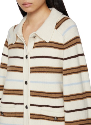  - RAG & BONE - Peggy Striped Oversized Wool Cardigan