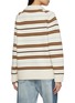 Back View - Click To Enlarge - RAG & BONE - Peggy Striped Oversized Wool Cardigan