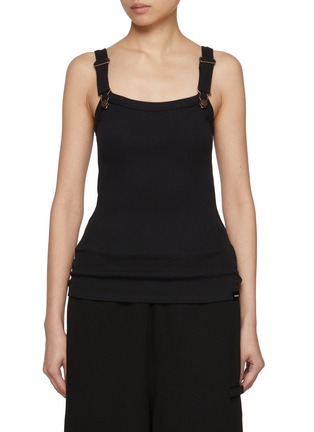 Main View - Click To Enlarge - BONBOM - Dungaree Top