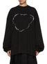 Main View - Click To Enlarge - BONBOM - Logo Print Long Sleeve Cotton T-Shirt
