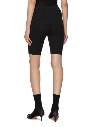 Back View - Click To Enlarge - BONBOM - Panelled Biker Shorts
