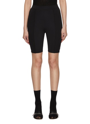 Main View - Click To Enlarge - BONBOM - Panelled Biker Shorts