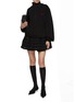 Figure View - Click To Enlarge - BONBOM - Logo Embroidered Cotton Sweatshirt