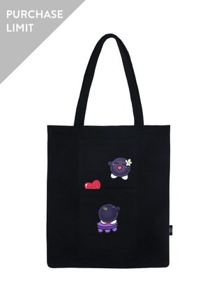 Main View - Click To Enlarge - D.DESIRABLE - x Lane Crawford Coal Ball Graphic Print Tote Bag