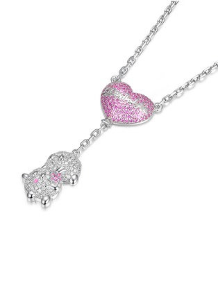Detail View - Click To Enlarge - D.DESIRABLE - x Lane Crawford Heart Hot Balloon Necklace