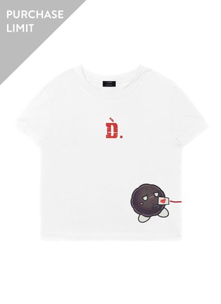 Main View - Click To Enlarge - D.DESIRABLE - x Lane Crawford Blushing Coal Balls Print T-Shirt